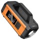 Пусковий зарядний пристрій бустер-компресор Hoco QS4 Intelligent air pump with emergency 800A 10000 mAh Black