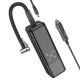 Автомобільний компресор насос Hoco ZP5 May smart air pump Black