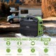 Портативна електростанція Browey Solar Panel 22w PN-600 EU Version AC/DC 2USB/Type-C 600W Green