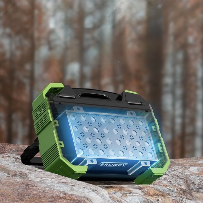 Портативна електростанція Browey Solar Panel 22w PN-600 EU Version AC/DC 2USB/Type-C 600W Green