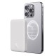 Повербанк портативний акумулятор Power Bank Baseus Magnetic Mini Air MagSafe магнітний 20W 10000 mAh White