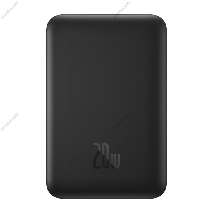 Повербанк портативний акумулятор Power bank Baseus Magnetic Mini Air MagSafe магнітний 20W 10000 mAh Black