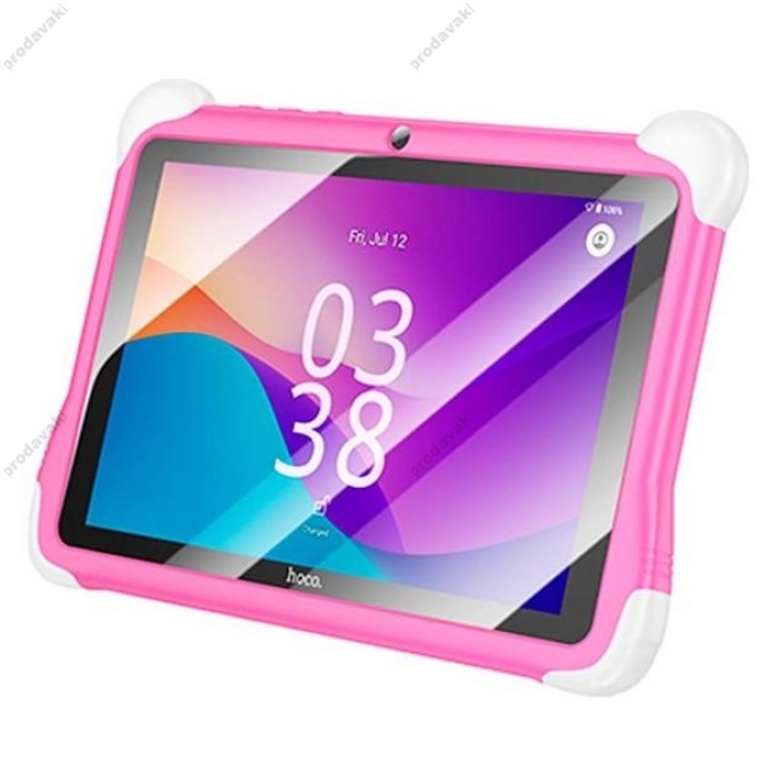 Планшет для дітей HOCO HI10 8-inch children Tablet PC Wi-Fi/5G dual camera android 14 Pink