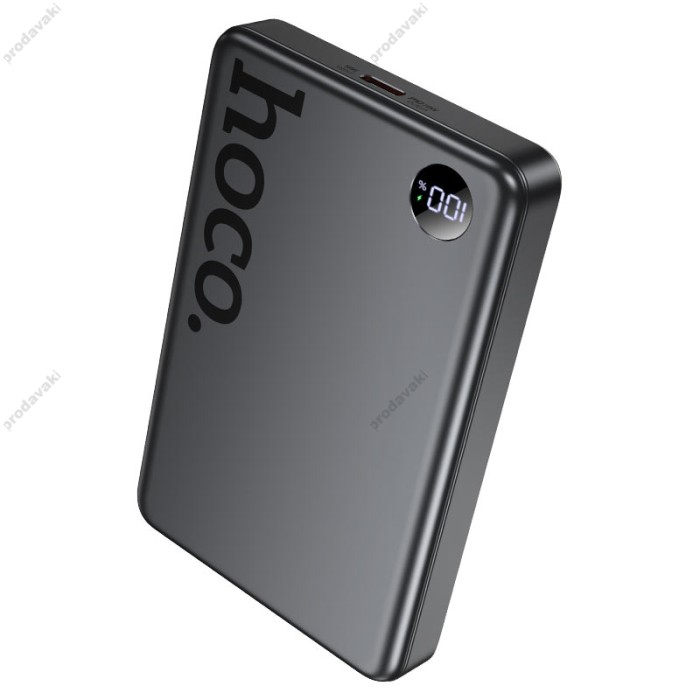 Повербанк портативний акумулятор Power bank Hoco Q34 magnetic MagSafe магнітний 20W 10000 mAh Metal-grey