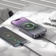 Повербанк портативний акумулятор Power bank Hoco Q34 magnetic MagSafe магнітний 20W 10000 mAh Metal-grey