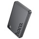 Повербанк портативний акумулятор Power bank Hoco Q34 magnetic MagSafe магнітний 20W 10000 mAh Metal-grey