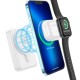 Повербанк портативний акумулятор Power Bank Hoco Q11 Expressar MagSafe магнітний 3in1 20W 10000 mAh White
