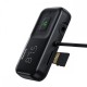 FM - трансмітер Baseus S-16 Wireless MP3 Car Charger AUX, MP3, TF-card Black (CCTM-E01)