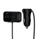 FM - трансмітер Baseus S-16 Wireless MP3 Car Charger AUX, MP3, TF-card Black (CCTM-E01)