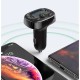 FM - трансмітер Baseus S-09A T-typed Bluetooth MP3 Car Charger Black (CCTM-01)