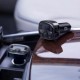 FM - трансмітер Baseus S-09A T-typed Bluetooth MP3 Car Charger Black (CCTM-01)