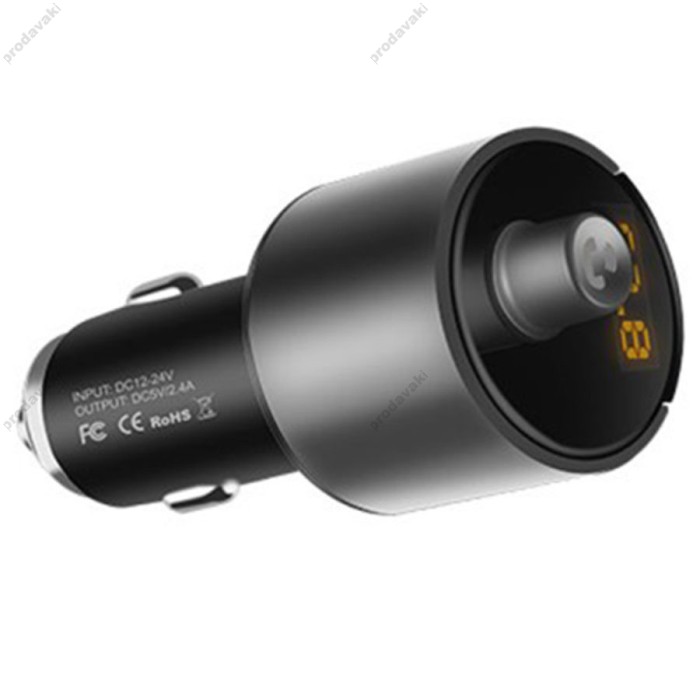 FM - трансмітер HOCO E19 Smart with Bluetooth Black