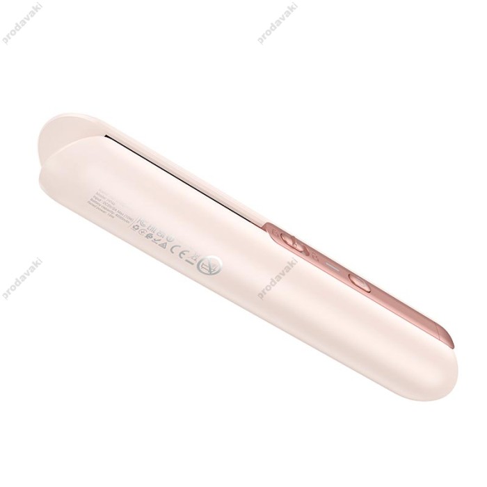 Бездротова плойка для волосся Hoco HP46 Explicit electric hair straightener Pink