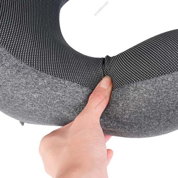 Подушка Hoco HX70 slow rebound memory foam U-shaped pillow Grey