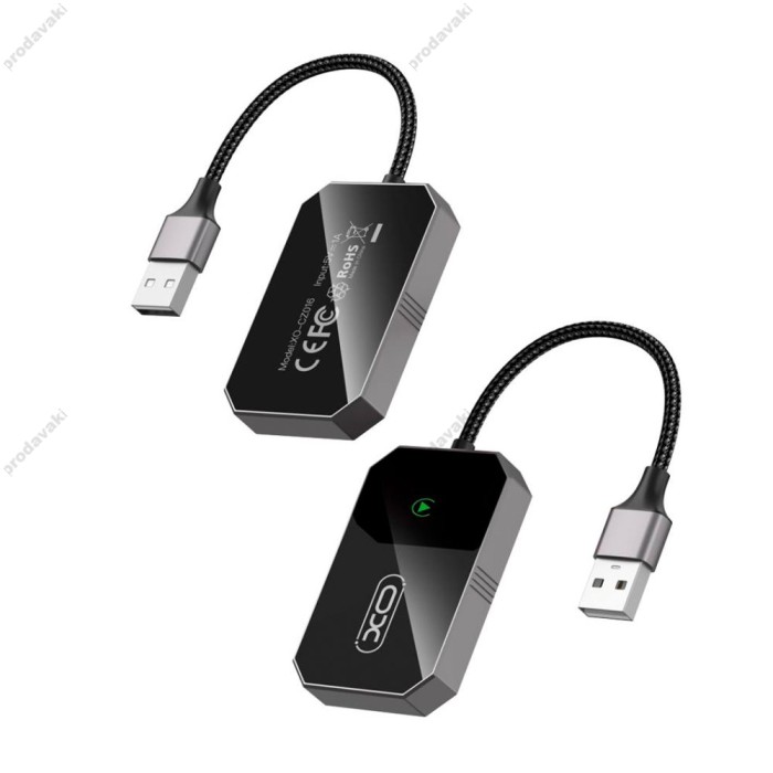 Автомобільний бездротовий адаптер Carplay XO CZ016 Car Screen Projector Black