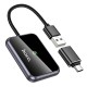 Автомобільний бездротовий адаптер Carplay Hoco HU1 Way Car wireless adapter Grey
