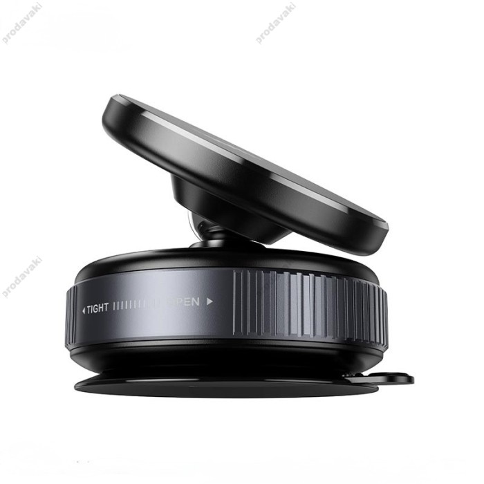 Автомобільний тримач Hoco DCA62 Cool vacuum adsorption magnetic mobile phone holder Black