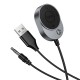 Автомобільний Bluetooth адаптер HOCO E150 Path car AUX BT receiver with cable BT5.4 Black