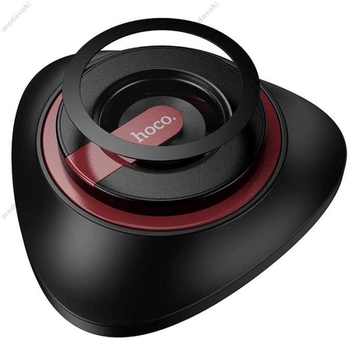 Автомобільний тримач Hoco H90 Tower folding ring magnetic car holder (dashboard) Black