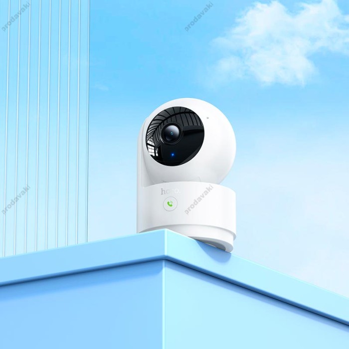 Камера відеоспостереження Hoco D8 Indoor PTZ HD camera 3MP 1296p 2.4G White