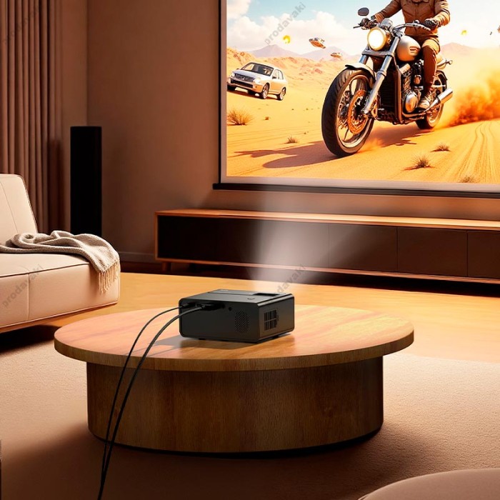 Проектор Hoco DT6 Wireless Projector (720P same screen version) Black