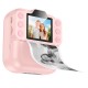 Фотоапарат дитячий з друком HOCO DV211 Dual camera children printing camera 1080p video Pink