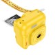 Фотоапарат дитячий з друком HOCO DV211 Dual camera children printing camera 1080p video Yellow