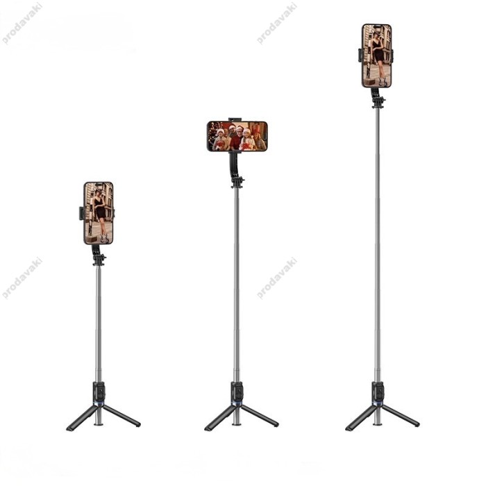 Монопод-трипод HOCO DY01 Master detachable tripod selfie stick 1.06m Black