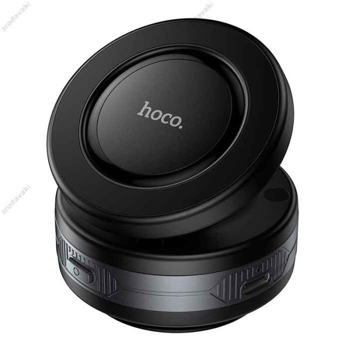 Автомобільний тримач Hoco H87 Dragon electric suction cup magnetic holder Black