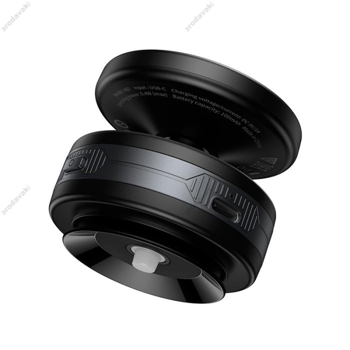 Автомобільний тримач Hoco H87 Dragon electric suction cup magnetic holder Black