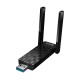 Роутер маршрутизатор Hoco HI34 external dual antenna wireless network card WiFi6 2.4G/5G 600Mbs Black