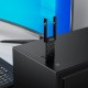 Роутер маршрутизатор Hoco HI34 external dual antenna wireless network card WiFi6 2.4G/5G 600Mbs Black