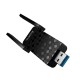 Роутер маршрутизатор Hoco HI34 external dual antenna wireless network card WiFi6 2.4G/5G 600Mbs Black