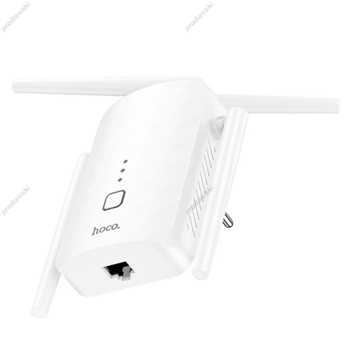 WIFI підсилювач ретранслятор репітер Hoco HI35 WIFI Repeater WiFi4 300Mbs White