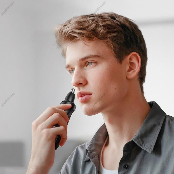 Тример для носа Hoco HP38 Dry battery nose hair trimmer AA Battery power 130min Black