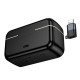 Бездротовий мікрофон Hoco L22 Bright 2-in-1 Lightning / Type-C Black