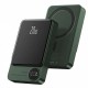 Повербанк портативний акумулятор Power bank CH Q9 MagSafe 20W 10000 mAh Dark green
