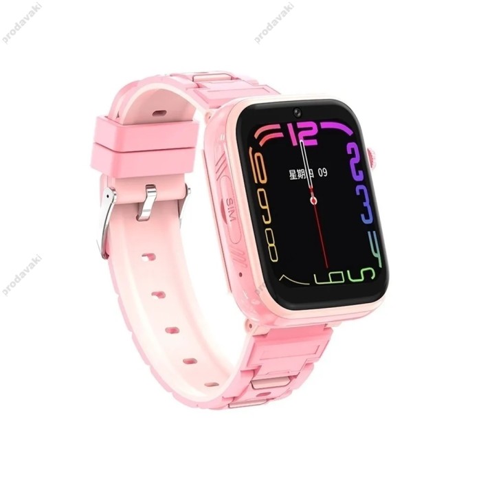 Дитячий смарт-годинник XO H130 Smart Watch GPS Children's Intelligent 4G Watch Pink