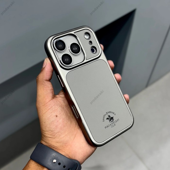 Чохол Santa Barbara Polo & Racquet Club Lucas MagSafe iPhone 17 Pro Max Grey
