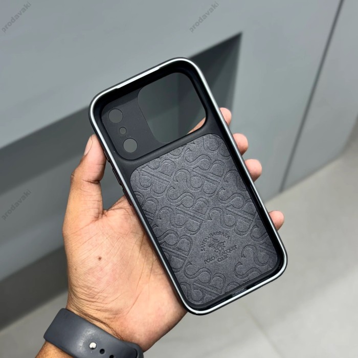 Чохол Santa Barbara Polo & Racquet Club Lucas MagSafe iPhone 17 Pro Silver