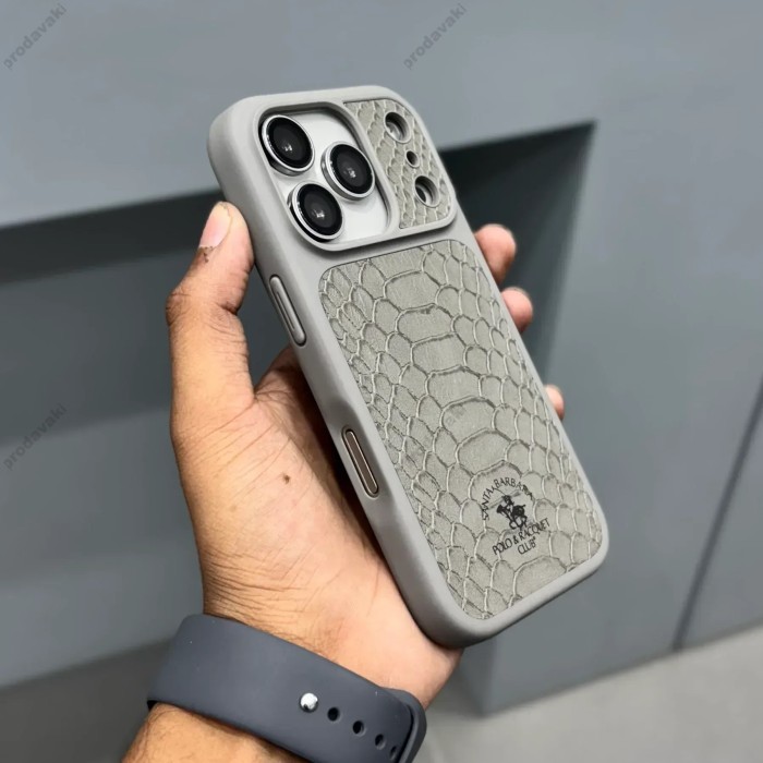 Чохол Santa Barbara Polo & Racquet Club Knight MagSafe iPhone 17 Pro Titanium Grey