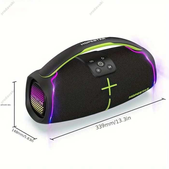 Портативна колонка Bluetooth HOPESTAR H61 50W Black