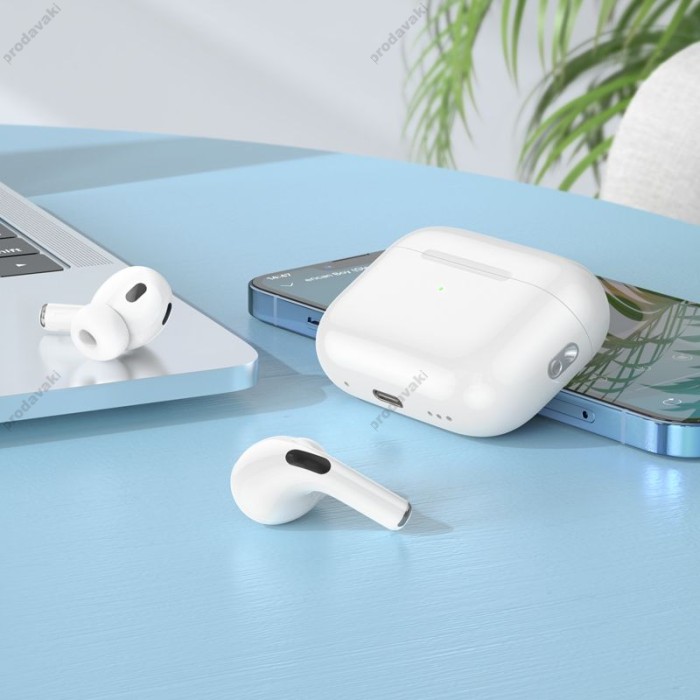 Бездротові Bluetooth навушники HOCO EW63 true wireless ANC noise reduction BT 5.3 White