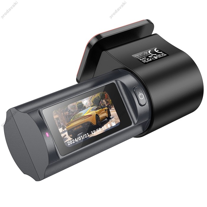 Відеореєстратор HOCO DV7 2K display hidden driving recorder Wi-Fi Black