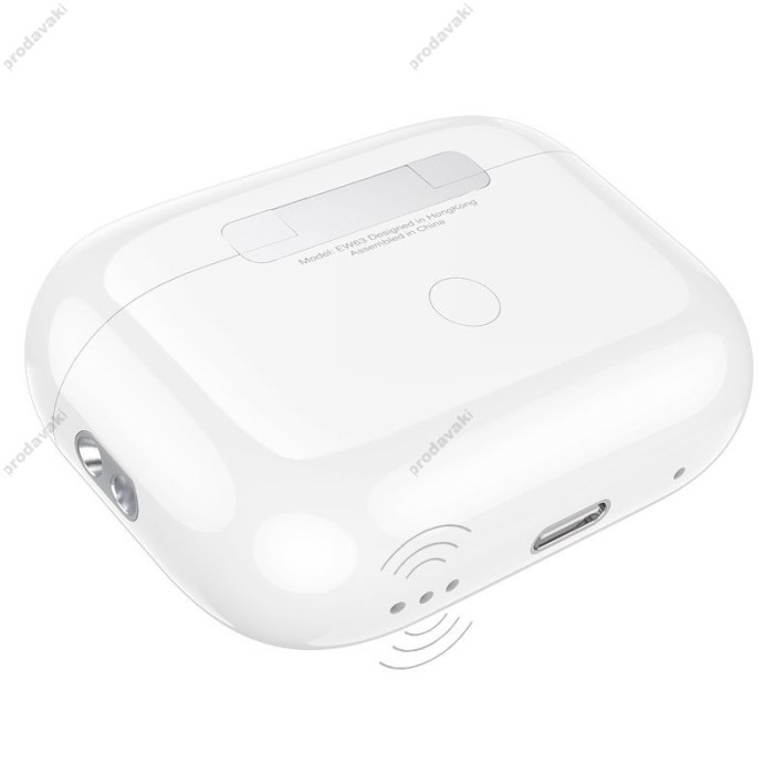 Бездротові Bluetooth навушники HOCO EW63 true wireless ANC noise reduction BT 5.3 White