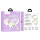 Бездротові Bluetooth навушники HOCO W50 Cute fun headphones BT 5.3 Milky White
