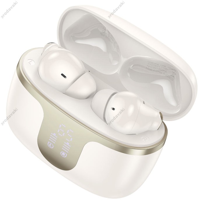 Бездротові Bluetooth навушники HOCO EQ10 Harmony true wireless BT 5.3 White
