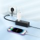 Мережевий подовжувач фільтр HOCO AC10A Barry PD65W GaN (2C2A with 1 socket) desktop charger (EU) Black
