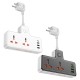 Мережевий подовжувач фільтр HOCO AC12A Reise 2-position expansion socket (PD30W/1C3A) (EU) Black
