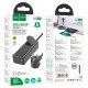 Мережевий подовжувач фільтр HOCO NS4 Sharp PD65W (2C1A) desktop socket (EU/GER) Black